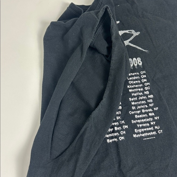 Alice Cooper Sleeveless Shirt - Y2K Rock Concert Graphic Tee - Size XL - Picture 5 of 8